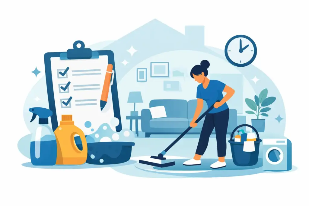 House Cleaning Checklist Guide for Busy Homes