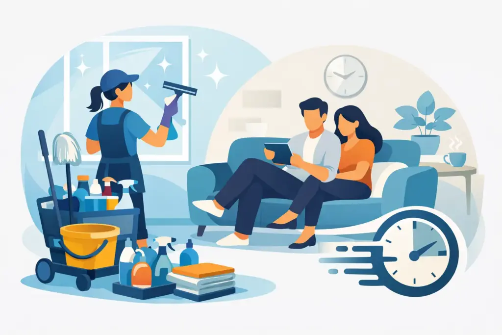 Cleaning Services With Supplies Save You Time