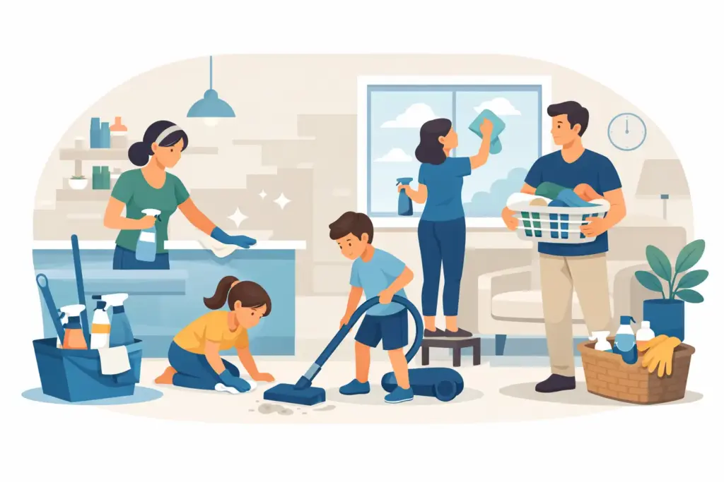 Best Cleaning Plan for Families That Works